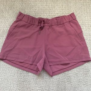Maroon Athletic lululemon shorts